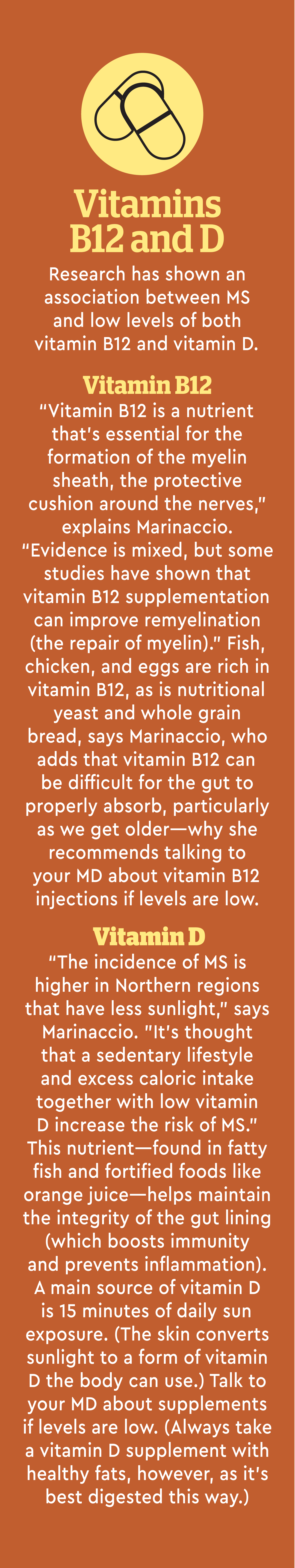 vitamins b12 and vitamin d description graphic
